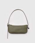 Recycled Leather Pochette - Loden